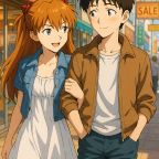 Asuka and Shinji